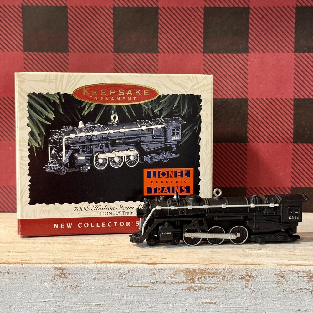 1996 Hallmark 700E Hudson Steam Locomotive Lionel Train #1 Keepsake Ornament